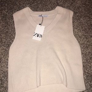 ZARA Sweater Vest, Size L, NEVER WORN